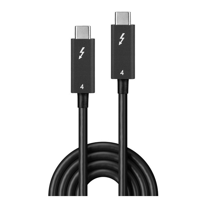 LINDY Cable Thunderbolt 4 Activo 2m 40Gbps Negro