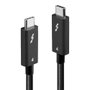 LINDY Cable Thunderbolt 4 Activo 2m 40 Gbps Negro