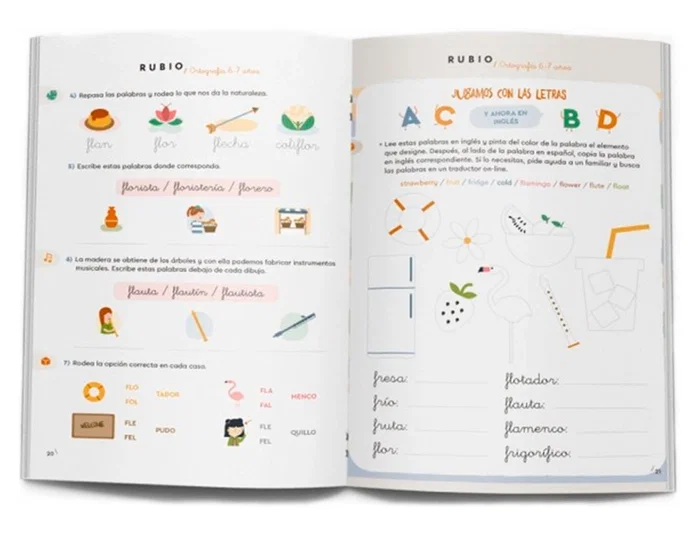 Rubio Cuaderno Ortografía 6-7 Años para Saber Más