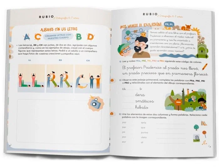 Rubio Cuaderno Ortografía 6-7 Años para Saber Más