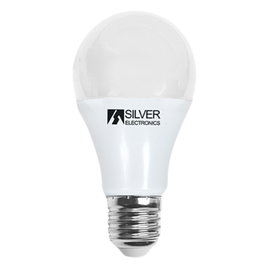 Silver Bombilla LED Decorativa Estandar Regulable Casquillo E27 8W Luz Cálida 3000K 560lm 230V Vida útil 25.000h