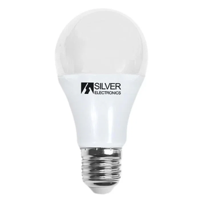 Silver Bombilla LED Decorativa Estandar Regulable Casquillo E27 8W Luz Cálida 3000K 560lm 230V Vida útil 25.000h