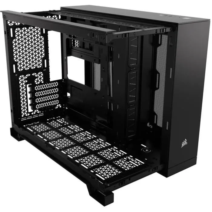 Corsair Caja PC 2500D AIRFLOW Micro ATX Doble Cámara Negro COR0840006671411