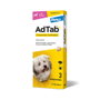 Elanco AdTab 3 Comprimidos Masticables para Perros de 2,5-5,5 kg