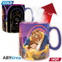 Abystyle Taza Térmica Disney La Bella y la Bestia 460 ml con Cambio de Diseño por Calor