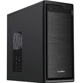 Coolbox F800U3-0 ATX - Caja de Ordenador ATX con 2 Puertos USB 3.0 Frontales, Sin Fuente, Color Negro