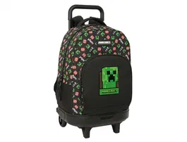 Safta Mochila Escolar Grande con Ruedas Extraíble Mickey Mouse Today Minecraft 450x330x220 mm