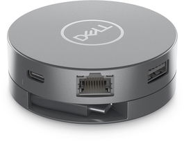 Dell Adaptador Multipuerto 6 en 1 USB 3.2 Gen 2 Tipo-A y Tipo-C, RJ-45, DisplayPort, HDMI, 90W