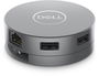 Dell Adaptador Multipuerto 6 en 1 USB 3.2 Gen 2 Tipo-A y Tipo-C, RJ-45, DisplayPort, HDMI, 90W