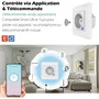 KYF AABMW29193 Enchufe Empotrado de Interior con Conexión Wi-Fi y Medidor de Consumo de Energía