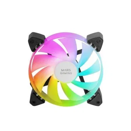 Mars Gaming Pack 3 Ventiladores MF-3A 12cm ARGB Blanco/Negro