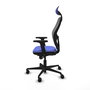 PIQUERAS Y CRESPO Silla de oficina Jorquera con mecanismo Sincro, Azul claro y Gris