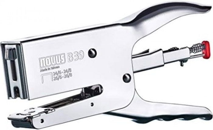 Novus Grapadora de tenaza B 39 cromada plata