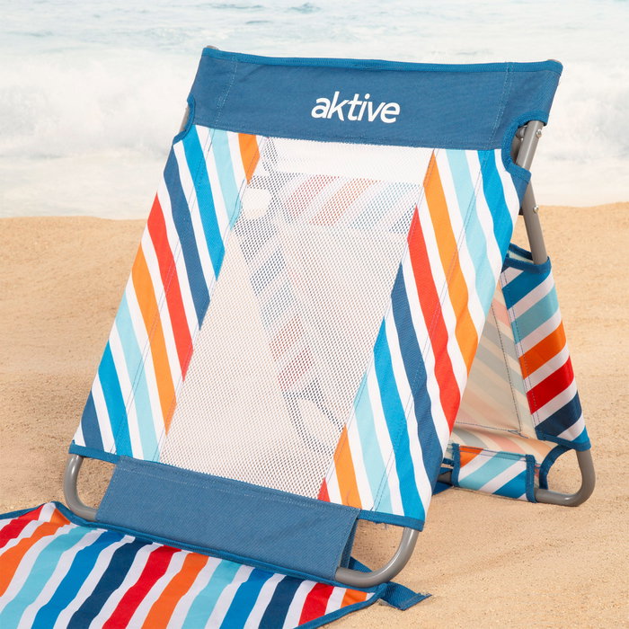 AKTIVE-ESTERILLA PLEG PLAYA C/BOLSA NEVERA 175X55X55CM
