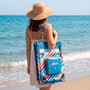 AKTIVE-ESTERILLA PLEG PLAYA C/BOLSA NEVERA 175X55X55CM