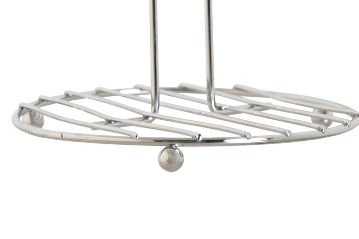DKD Home Decor Portarrollos Metal Cromado Plateado 16 x 30.5 x 16 cm