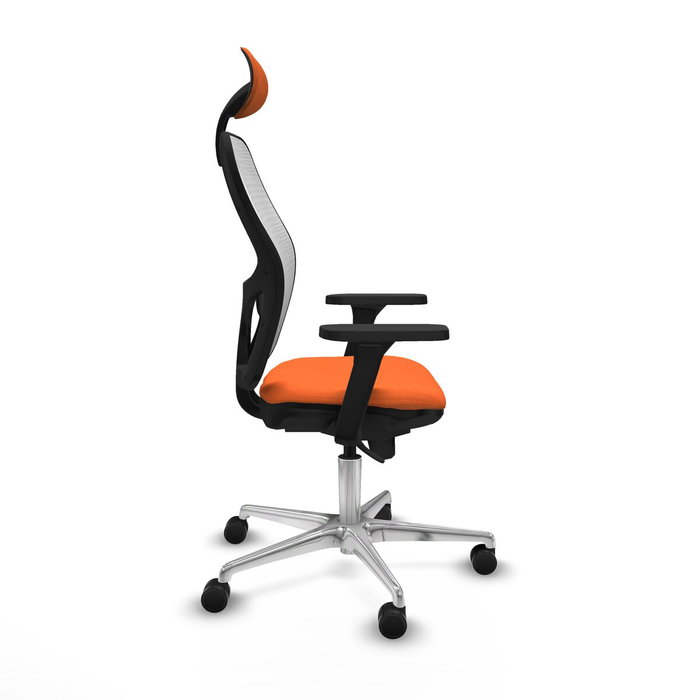 PIQUERAS Y CRESPO Silla de oficina Jorquera Naranja y Blanco