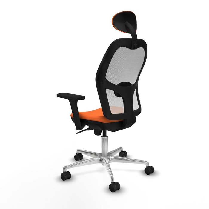 PIQUERAS Y CRESPO Silla de oficina Jorquera Naranja y Blanco