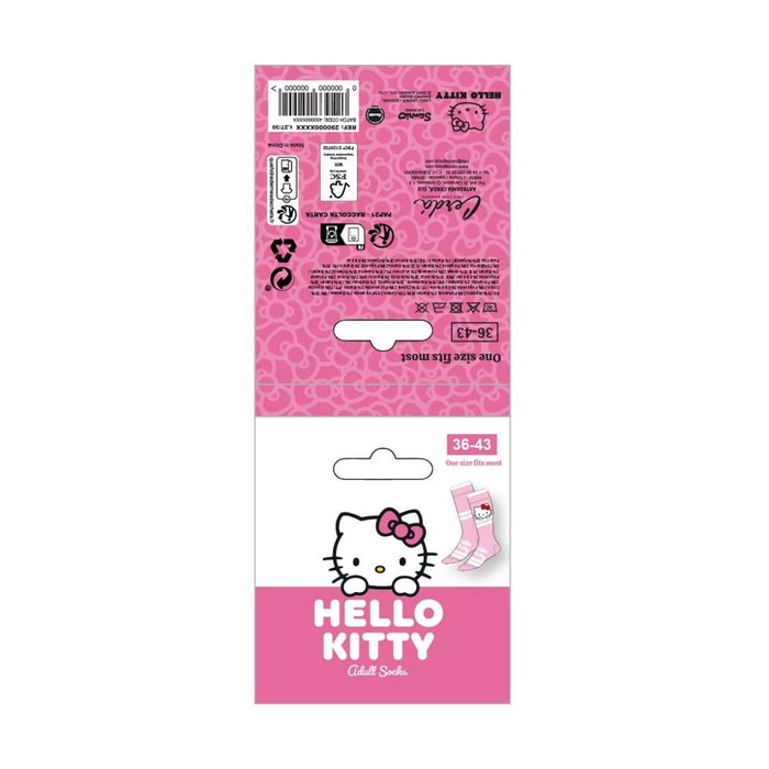 Cerdá Calcetines Hello Kitty Talla 36-43 Rosa