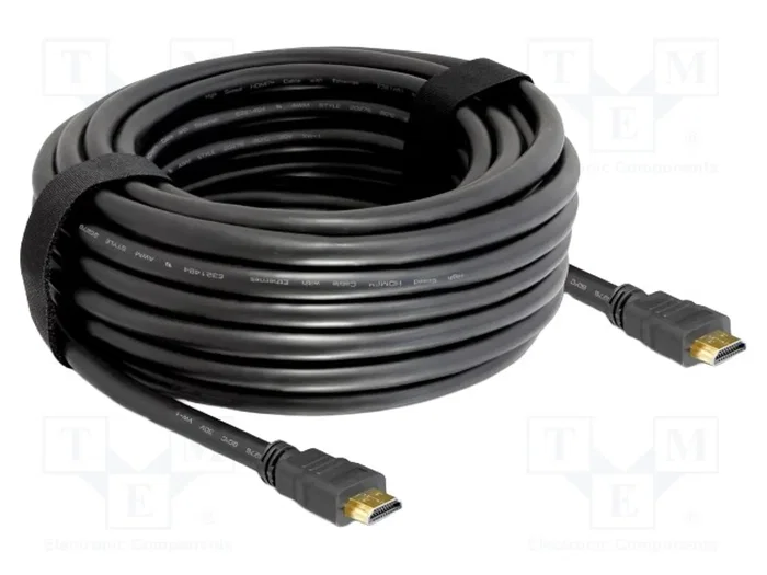 DeLOCK 82709 Cable High Speed HDMI con Ethernet de 10 m, Negro DeLOCK 82709 Cable High Speed HDMI con Ethernet de 10 m, Negro