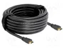 DeLOCK 82709 Cable High Speed HDMI con Ethernet de 10 m, Negro