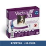 Vectra 3D Spot-on para Perros 10-25kg, 3 Pipetas
