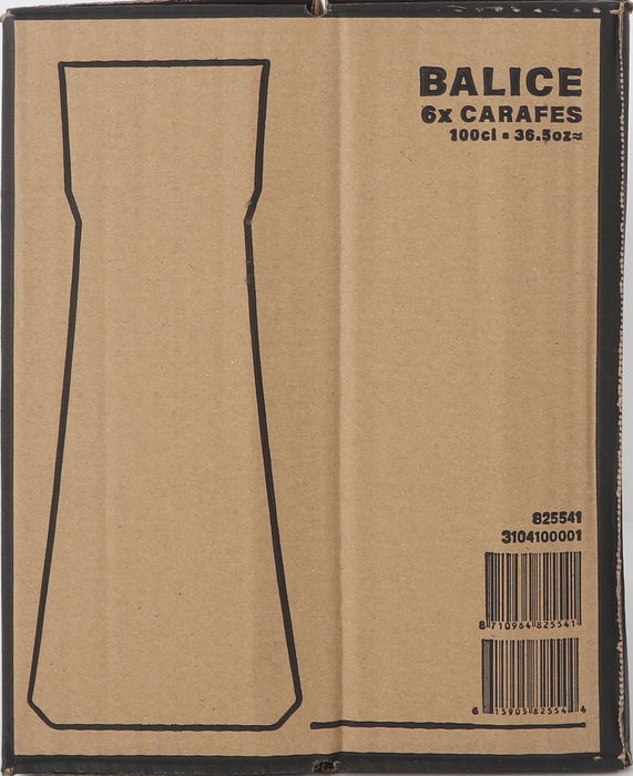 Royal Leerdam Botella Balice 1L (9.5x7.5x25 cm) (6 Unidades)