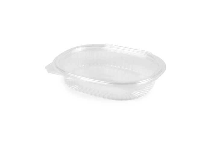 Algon Set 6 Envase Bisagra Ps 250ml Plástico Transparente 16 x 13 x 4 cm (24 Unidades)