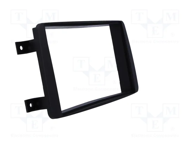 ACV Bastidor de montaje de radio para Mercedes 2 DIN, negro