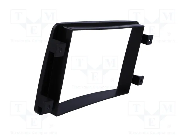 ACV Bastidor de montaje de radio para Mercedes 2 DIN, negro