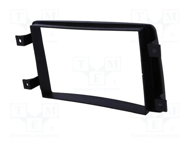 ACV Bastidor de montaje de radio para Mercedes 2 DIN, negro