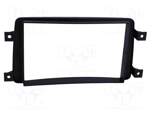 ACV Bastidor de montaje de radio para Mercedes 2 DIN, negro