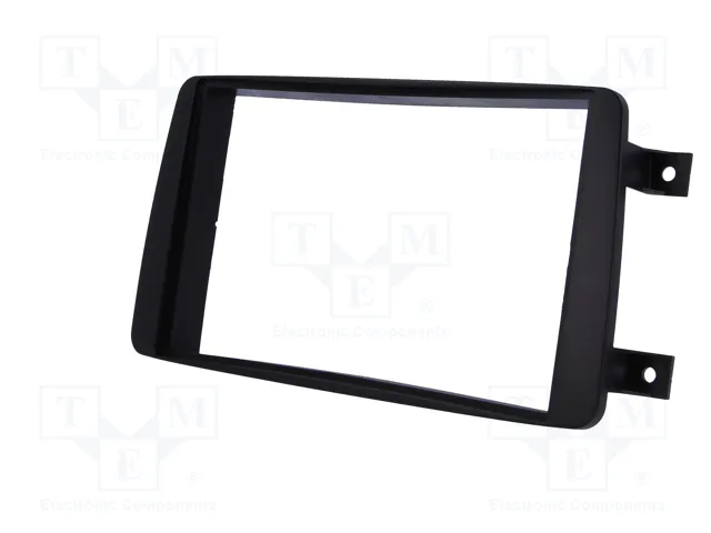 ACV Bastidor de montaje de radio para Mercedes 2 DIN, negro