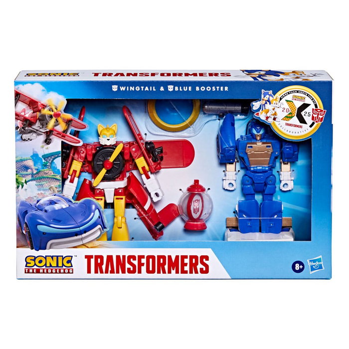 Sonic the Hedgehog x Transformers Pack de 2 Figuras Wingtail & Blue Booster 13 cm Sonic the Hedgehog x Transformers Pack de 2 Figuras Wingtail & Blue Booster 13 cm