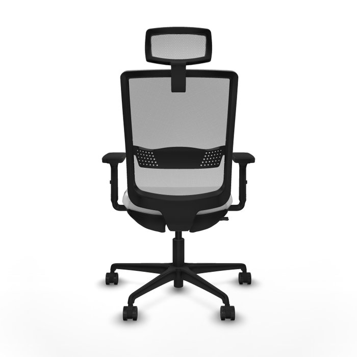 PIQUERAS Y CRESPO Silla de oficina Haches con mecanismo Sincro/Traslack Blanco y Gris PIQUERAS Y CRESPO Silla de oficina Haches con mecanismo Sincro/Traslack Blanco y Gris