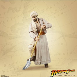 Hasbro Figura Indiana Jones Adventure Series Sallah Disfrazado 15cm con Accesorios y Pieza Arca de la Alianza