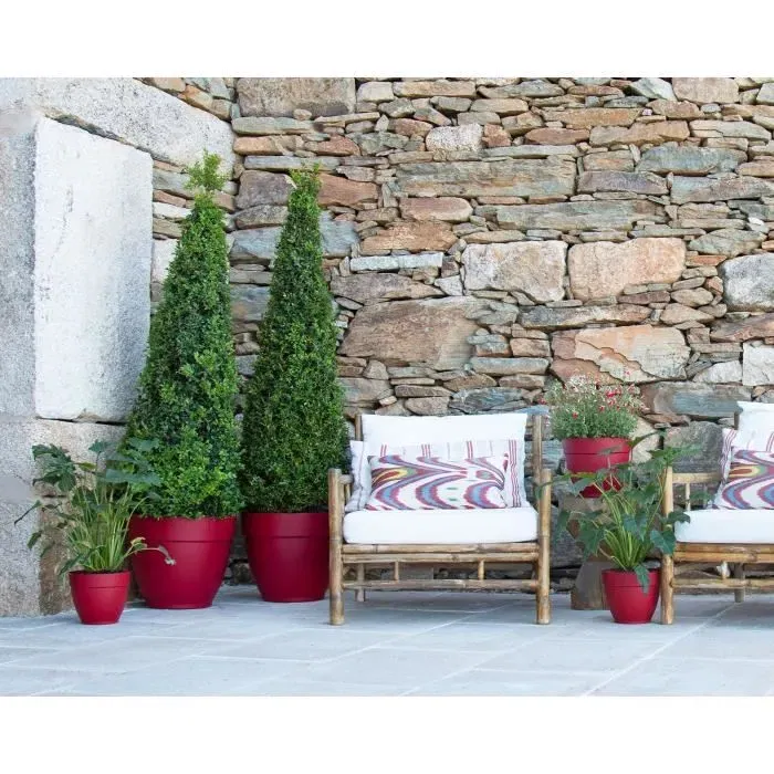 Artevasi Maceta Capri Campana 35 cm Antracita, 20L, Dimensiones 35 x 35 x 29.4 cm