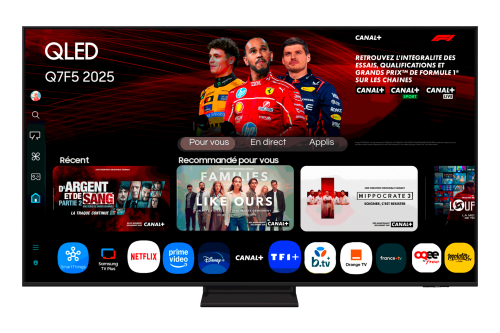 Samsung TQ75Q7F5AU Smart TV QLED 75 pulgadas 4K Ultra HD Negro Samsung TQ75Q7F5AU Smart TV QLED 75 pulgadas 4K Ultra HD Negro
