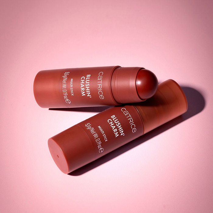 Catrice Multi Stick Blushin' Charm #060 Toasted Toffee 5.5 g - Colorete, Iluminador y Barra de Labios Cremosa