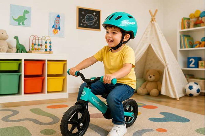 Toimsa Casco Infantil Verde 52-56 cm