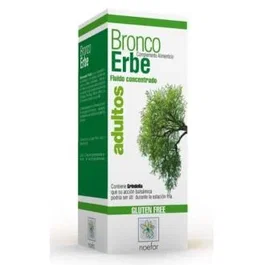 NOEFAR Broncoerbe Jarabe Adultos 200ml para Vías Respiratorias con Llantén, Grindelia y Malva