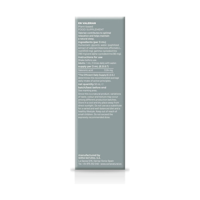 Soria Natural Extracto de Valeriana Fórmula XXI 50ml Soria Natural Extracto de Valeriana Fórmula XXI 50ml