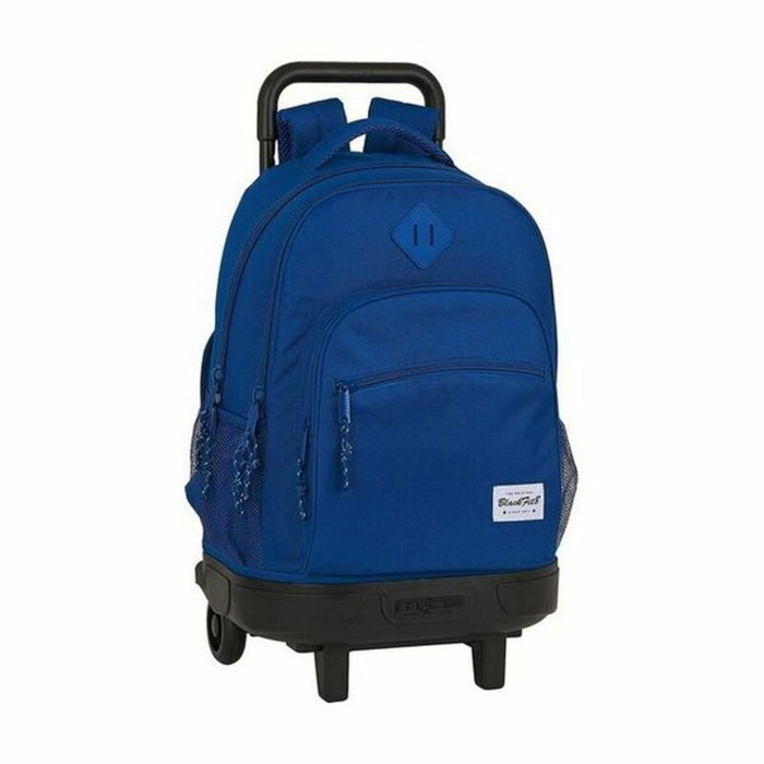 Safta Mochila Grande con Ruedas Blackfit8 Oxford con Carro Compacto Extraíble