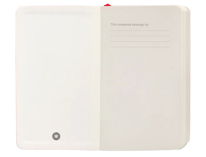 Antartik Cuaderno Antartik Notes Tapa Blanda Rojo A6 Rayas 100 Hojas
