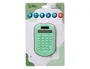 Liderpapel Calculadora Bolsillo XF42 8 Dígitos Solar y Pilas Color Verde 94x59,5x10,5mm