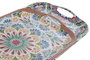 DKD Home Decor Bandeja de Melamina Mandala Multicolor (Pack de 12)