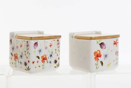DKD Home Decor Salero Dolomite Bloom 2021 Multicolor 750ml
