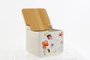DKD Home Decor Bloom 2021 Salero Shabby Multicolor 12.5 x 12 x 12.5 cm (4 Unidades)