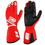 OMP One Evo FX Guantes de Rally Rojo Talla XS