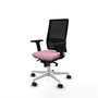 PIQUERAS Y CRESPO Silla de oficina Horna Rosa y Negro